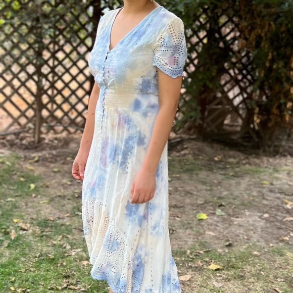 NWT YFB Young Fabulous Broke Eyelet Dress Small - Picture 4 of 7